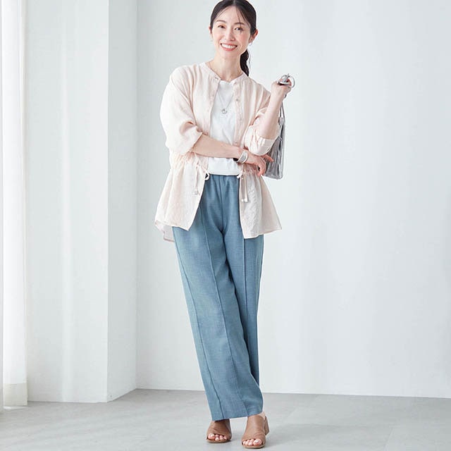 太すぎないセミワイドシルエット