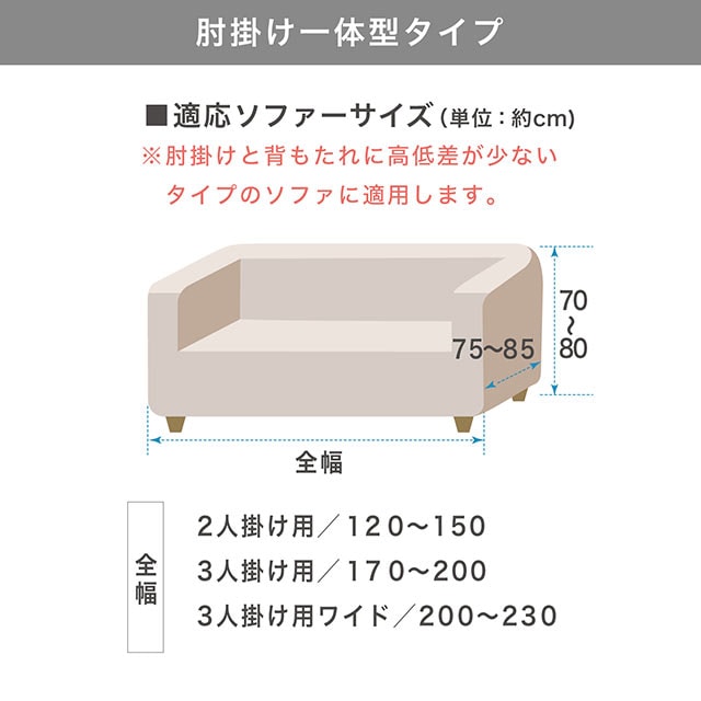 背もたれと肘掛けが同じ高さのソファーを使っているのですが、どのタイプを選べばいいですか？