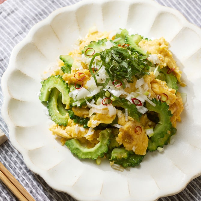 ゴーヤと卵の炒め物 ゴーヤと卵の炒め物
