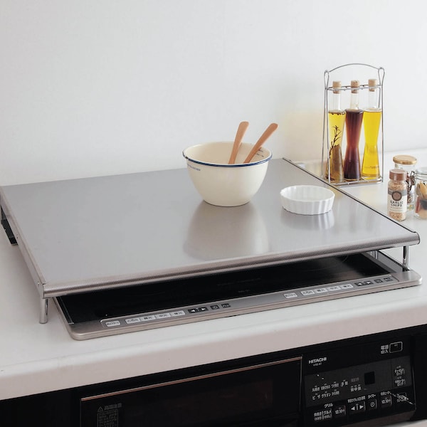 【ベルメゾン】ステンレススーパーエンボスコンロカバー[日本製]