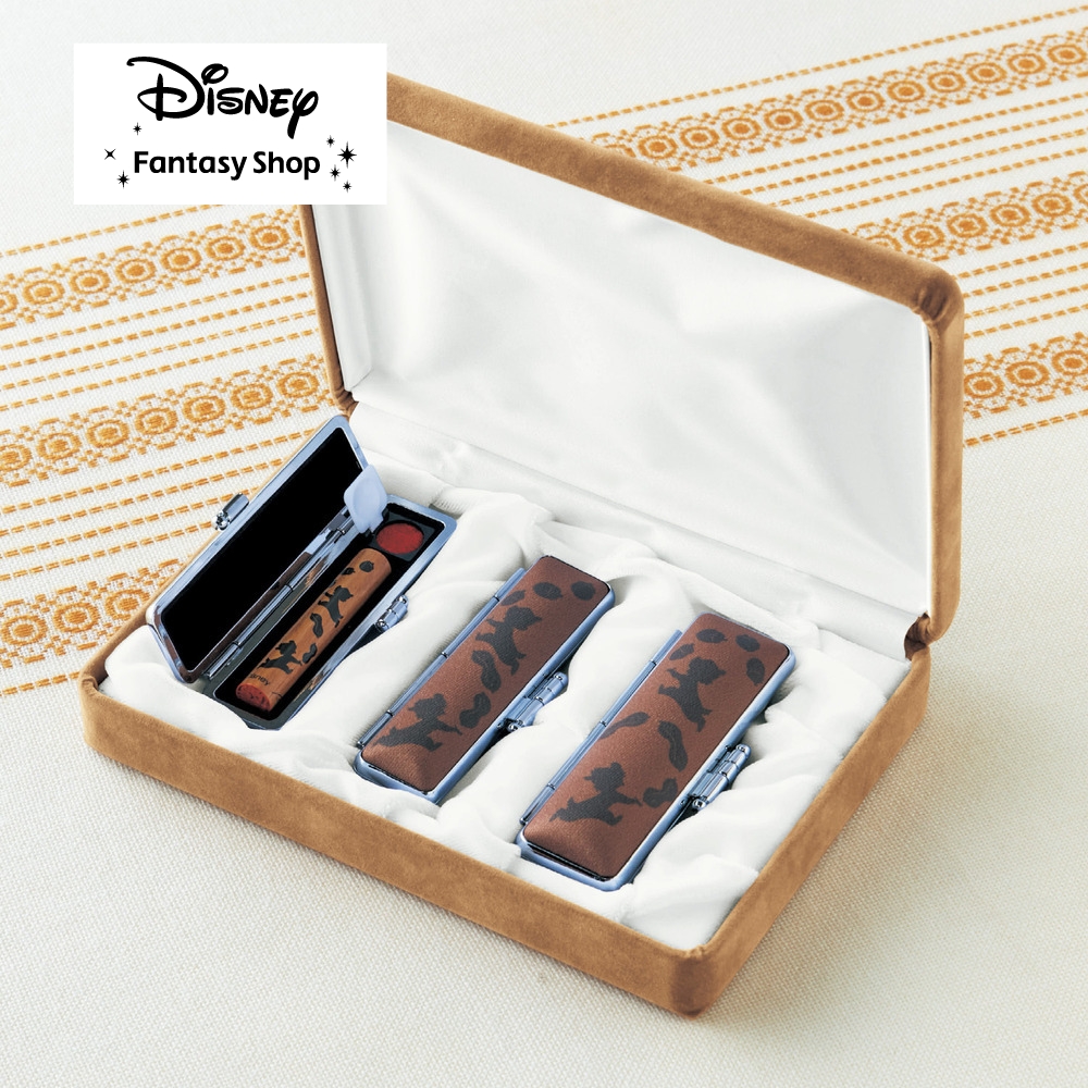 【ディズニー/Disney】オノオレカンバ印鑑3本セット(印鑑ケース付き)(選べるキャラクター)