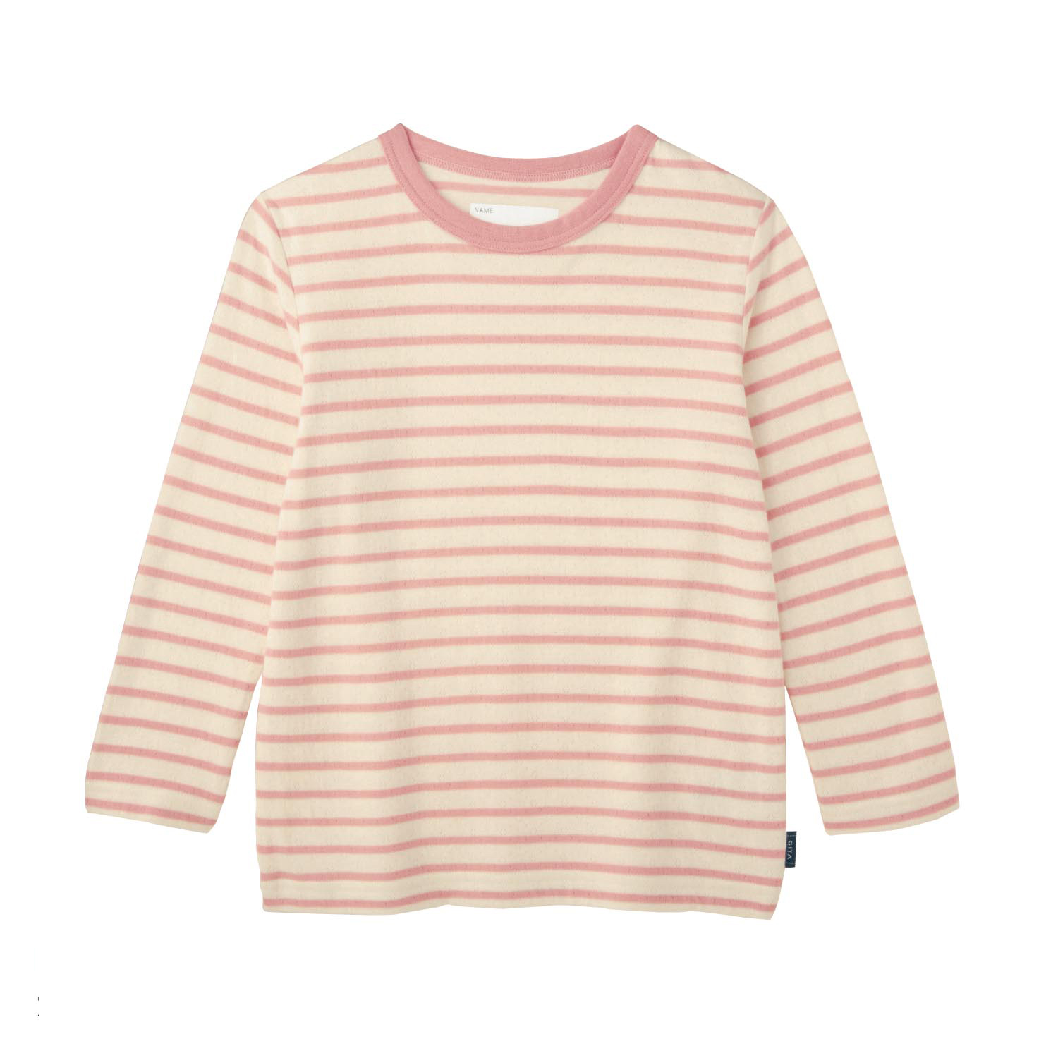 女の子 ピンクボーダーロンt 110 新色追加 110 女の子 ピンクボーダーロンt 110 新色追加 110