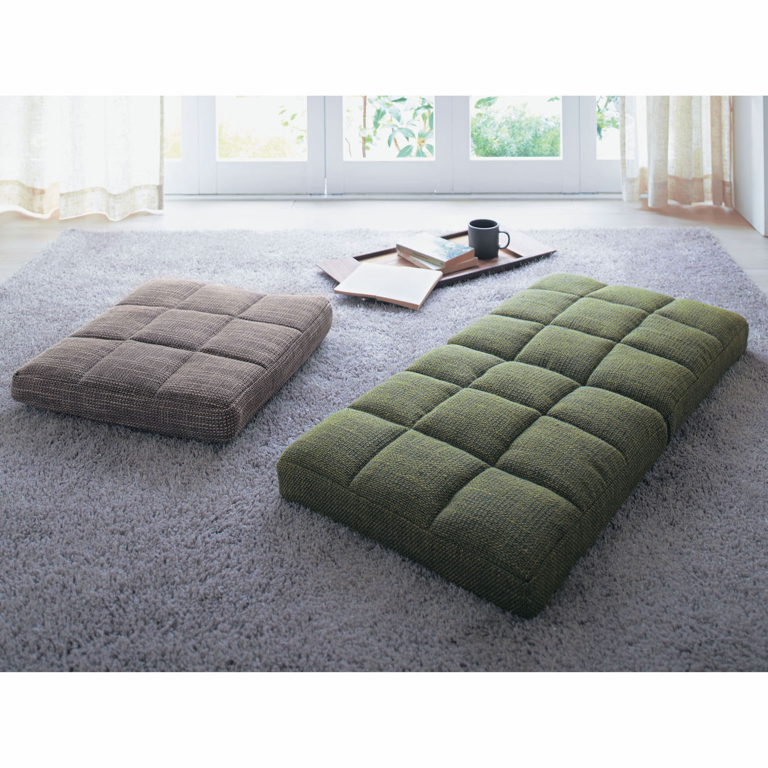 【ベルメゾン】カバーリングフロアクッション