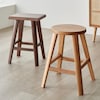 【ベルメゾン】天然木のスツール