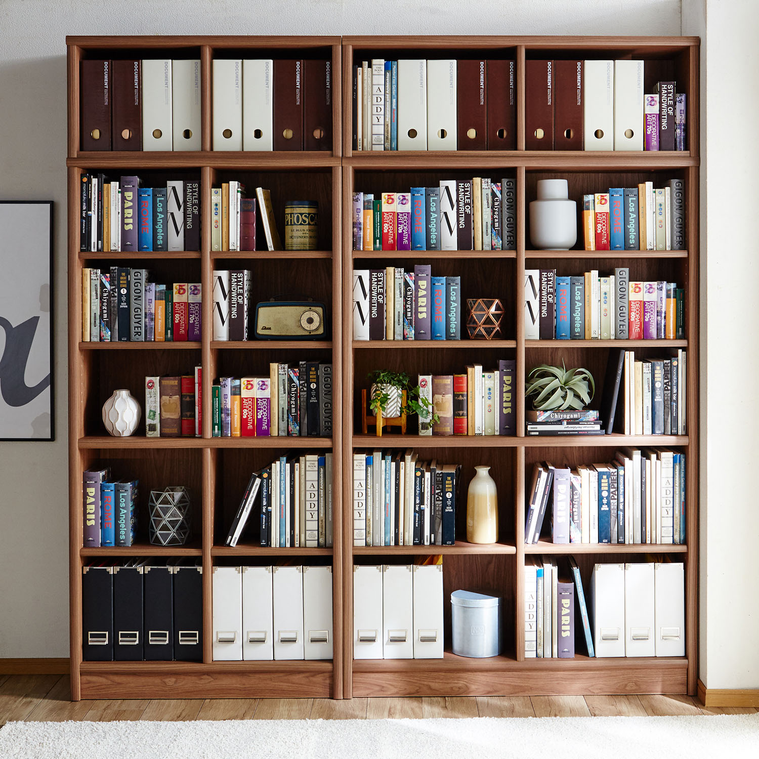 【小島工芸】頑丈棚板のオープンラック・本棚[日本製]