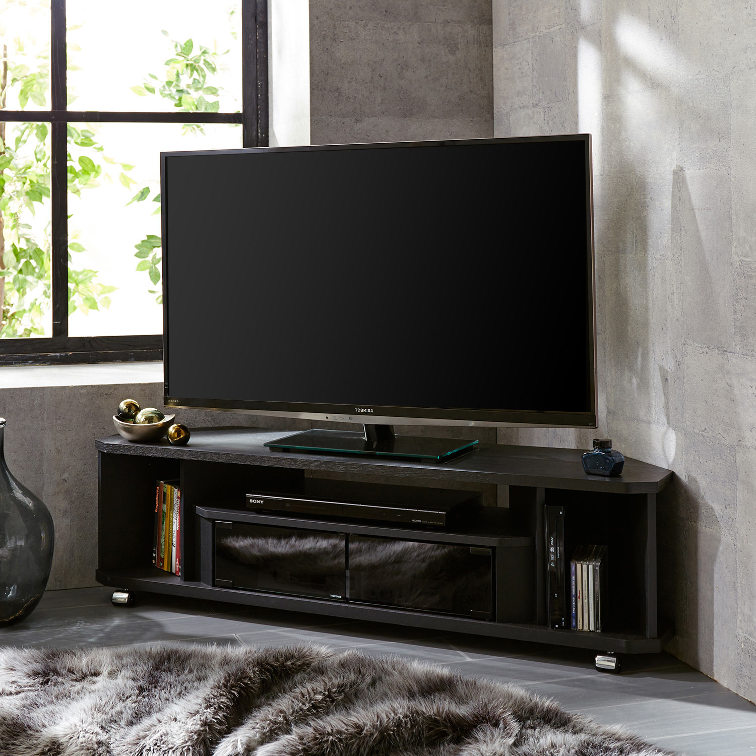 【ベルメゾン】コーナーテレビ台