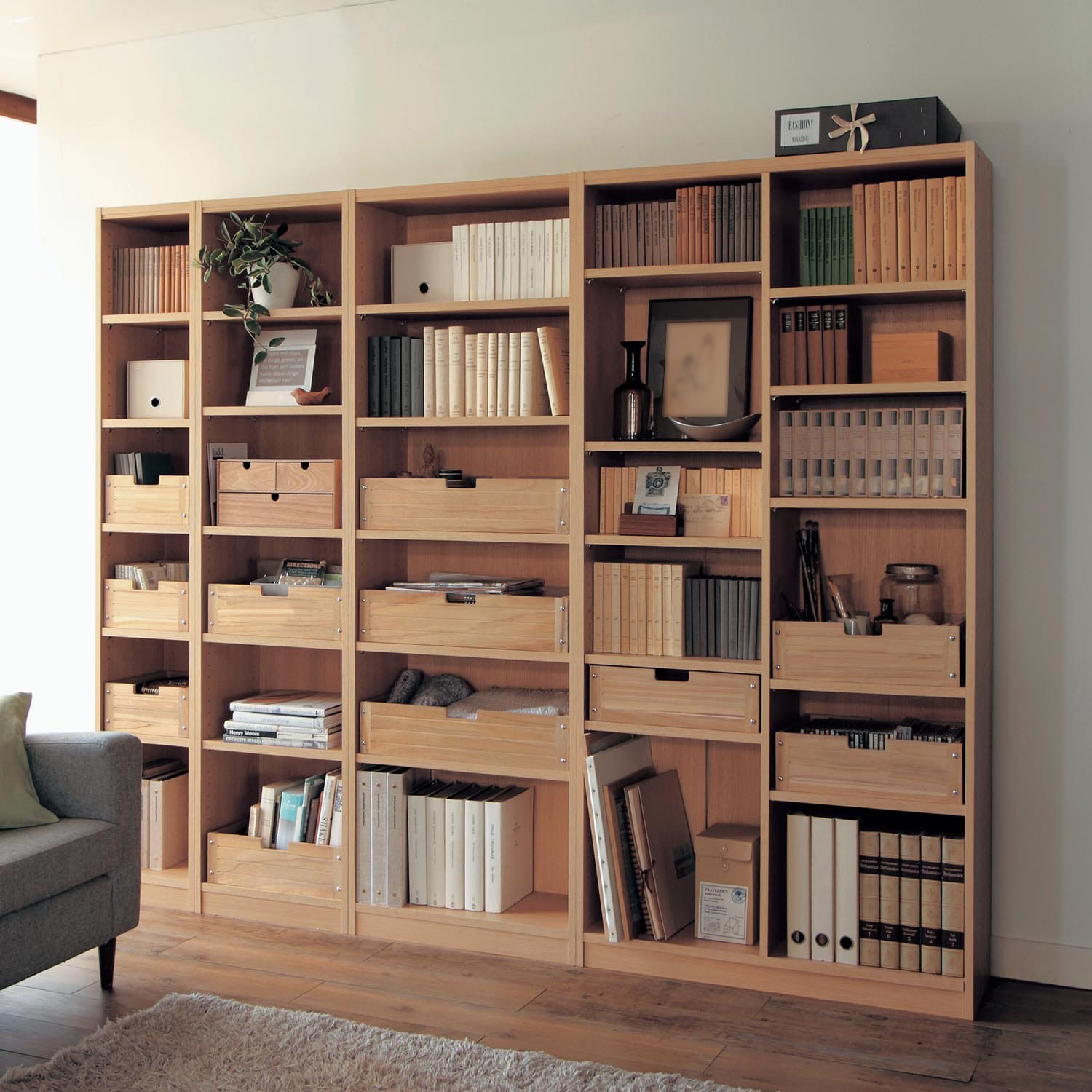 大型商品送料無料 シンプルラック 本棚 奥行29cm 通販のベルメゾンネット 大型商品送料無料 シンプルラック 本棚 奥行29cm 通販のベルメゾンネット