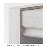 ※高さ180・198cmの天板は上面の化粧はございません