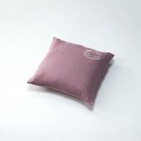 モーブ(オーナメント刺繍)／クッションカバー・同色2枚セット