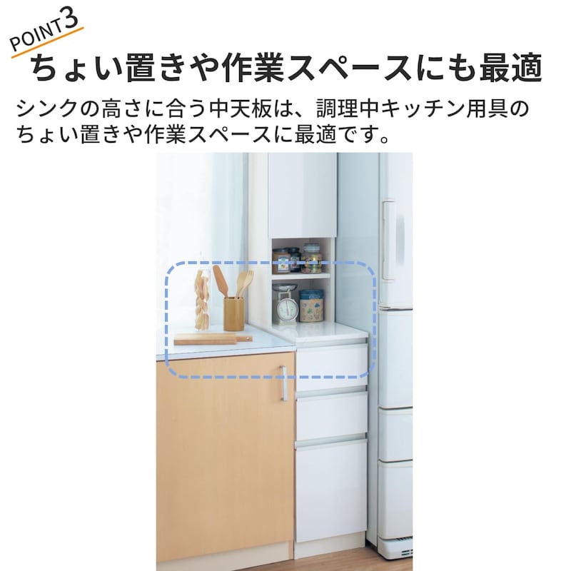 おすすめポイント H／幅30×奥行55cm