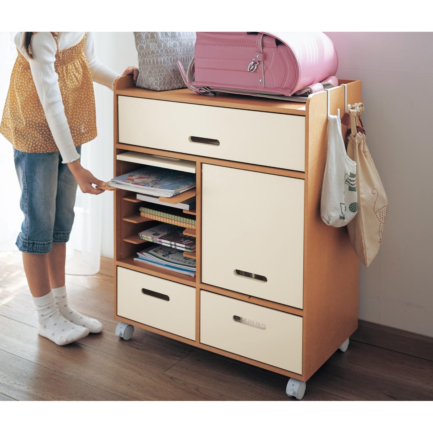 【ベルメゾン】自分で収納ラック ワイド 【ベルメゾン】自分で収納ラック ワイド