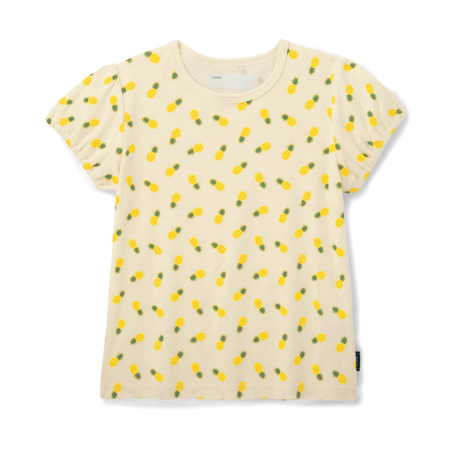 ソフのびフライスパフスリーブ半袖Tシャツ 【子供服】 ソフのびフライスパフスリーブ半袖Tシャツ 【子供服】