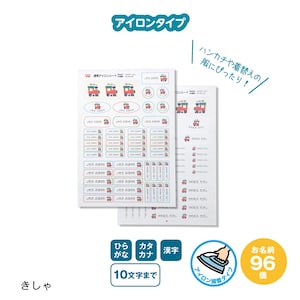 濃色や柄物にも使える白地タイプと、無地や単色の生地にぴったりな透明タイプの2タイプセット。
