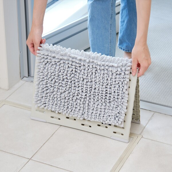 【ベルメゾン】パっと立ててすぐ干せる 軽量バスマット干しボード [日本製]