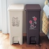【ディズニー/Disney】2分別できるペダル式ゴミ箱/40L(選べるキャラクター)