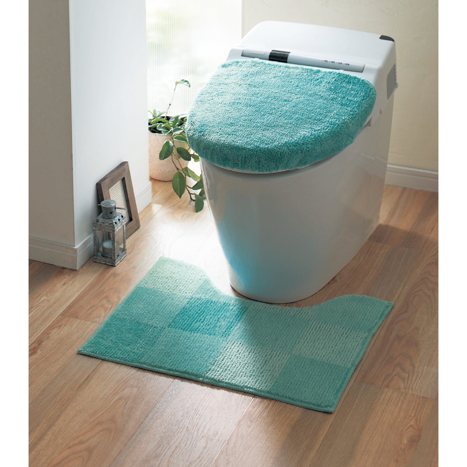 【ベルメゾン】サイズが豊富なトイレマット・フタカバー(単品・セット) 【選べる4色×13タイプ】