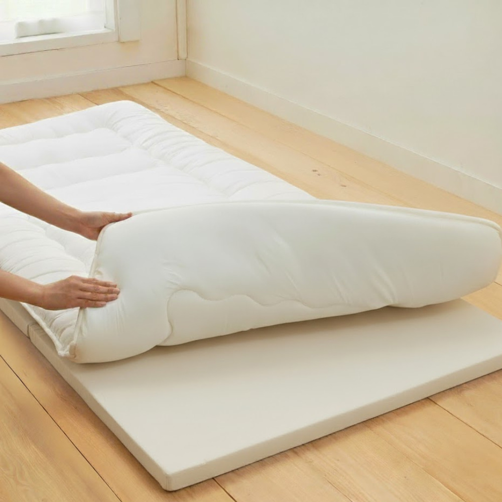【ベルメゾン】重ねて使える!硬質折りたたみマットレス 【お使いの布団にプラスして寝心地アップ】