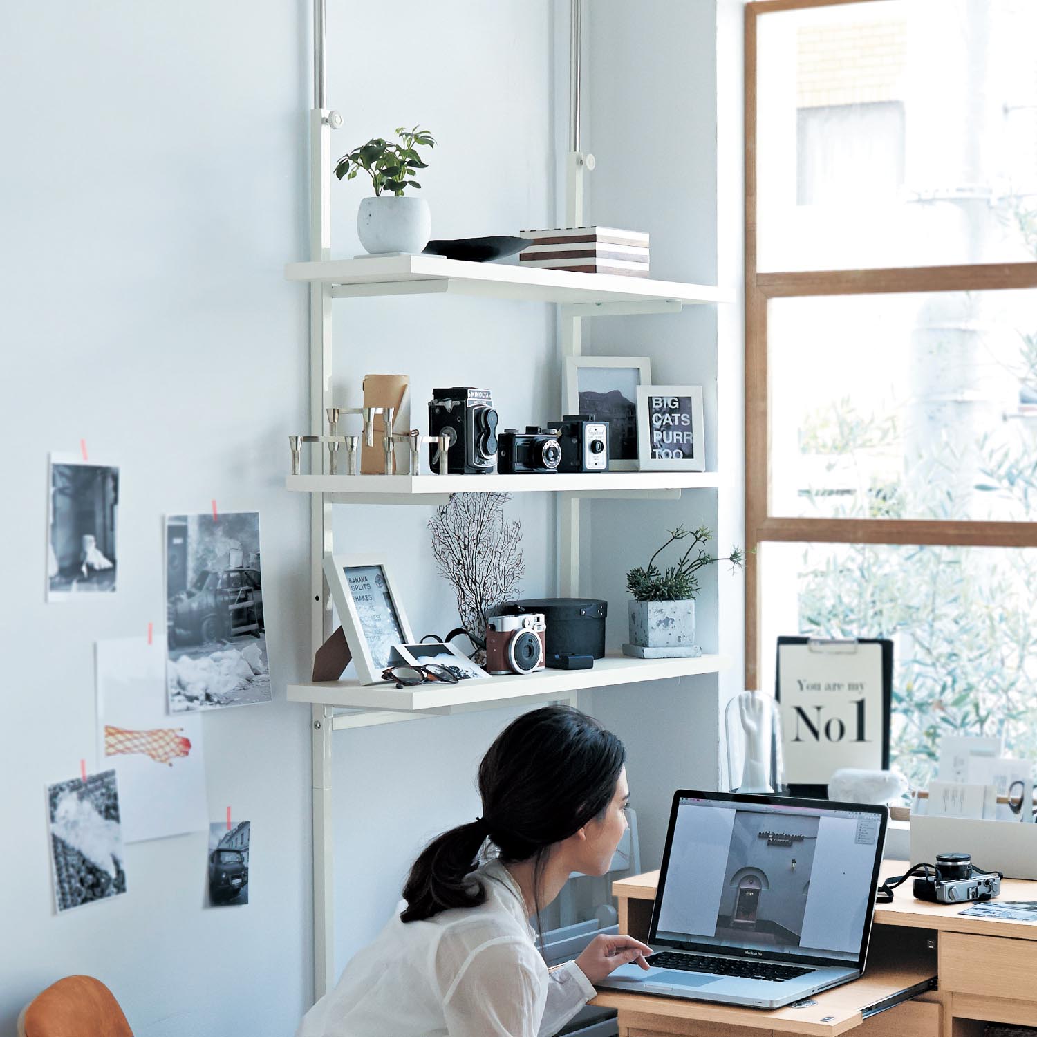 【ベルメゾン】突っ張りL字ラック