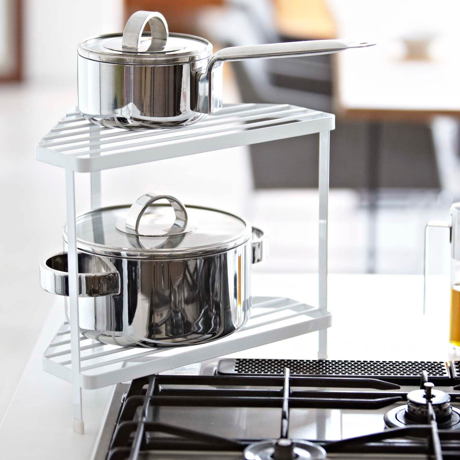 【タワー/tower】キッチンコーナーラック・2段