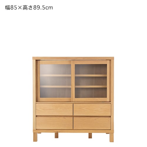 オーク材のカップボード【CANO】