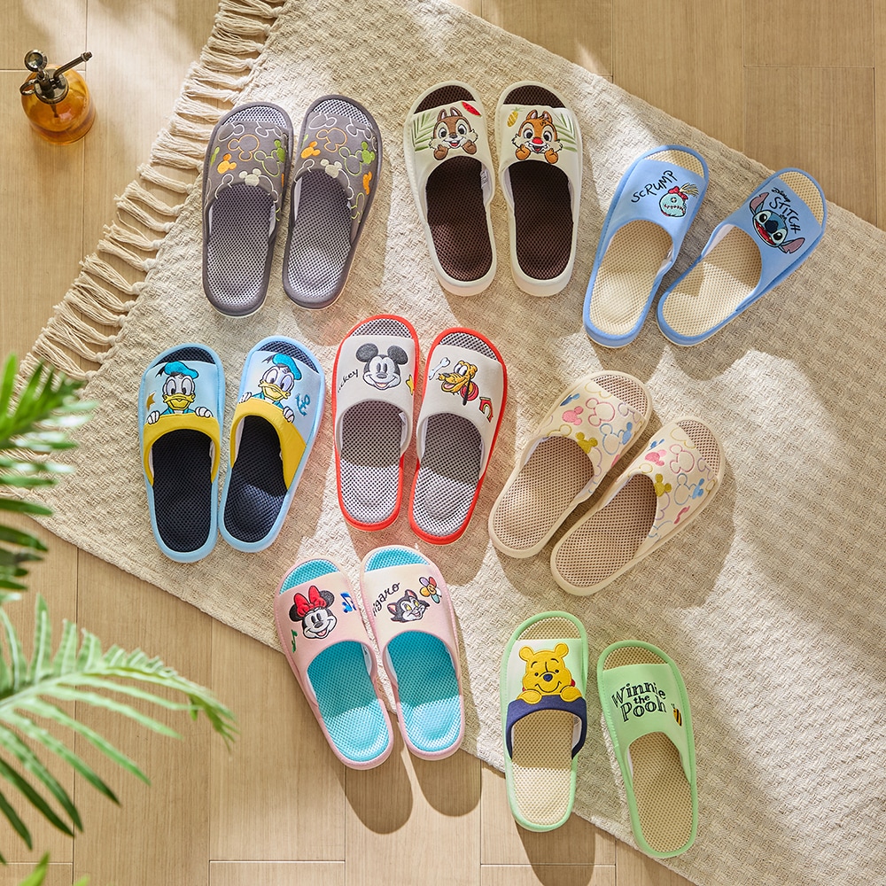 コンフォートメッシュスリッパ（選べるキャラクター）（ディズニー