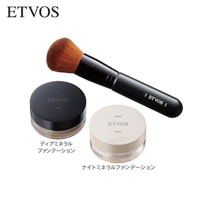 【エトヴォス/ETVOS】ミネラルファンデーション スターターキットD(ツヤ)