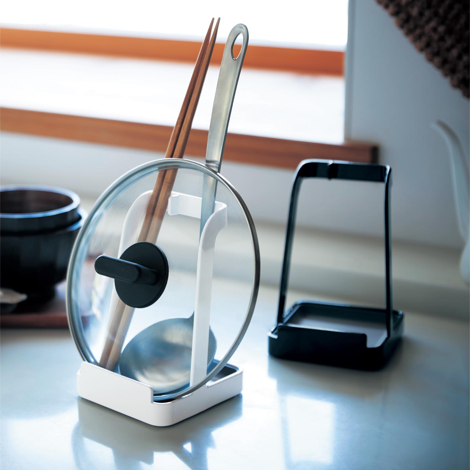 お玉&鍋ふたスタンド(タワー/tower) お玉&鍋ふたスタンド(タワー/tower)