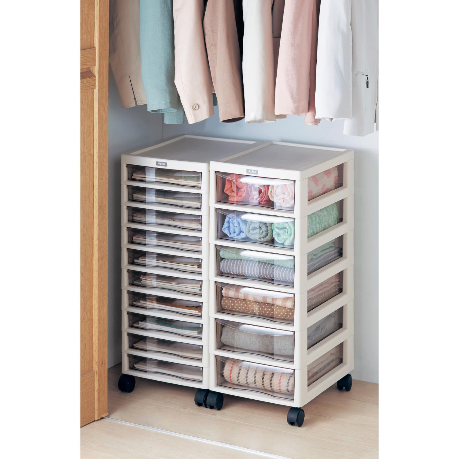 【ベルメゾン】樹脂多段チェスト 【ベルメゾン】樹脂多段チェスト