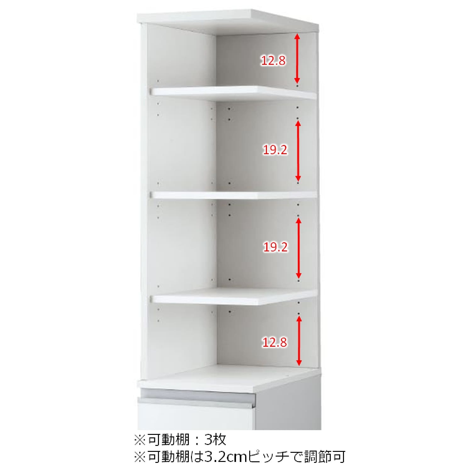 サイズが選べる隙間サニタリーラック （洗面所収納/隙間収納