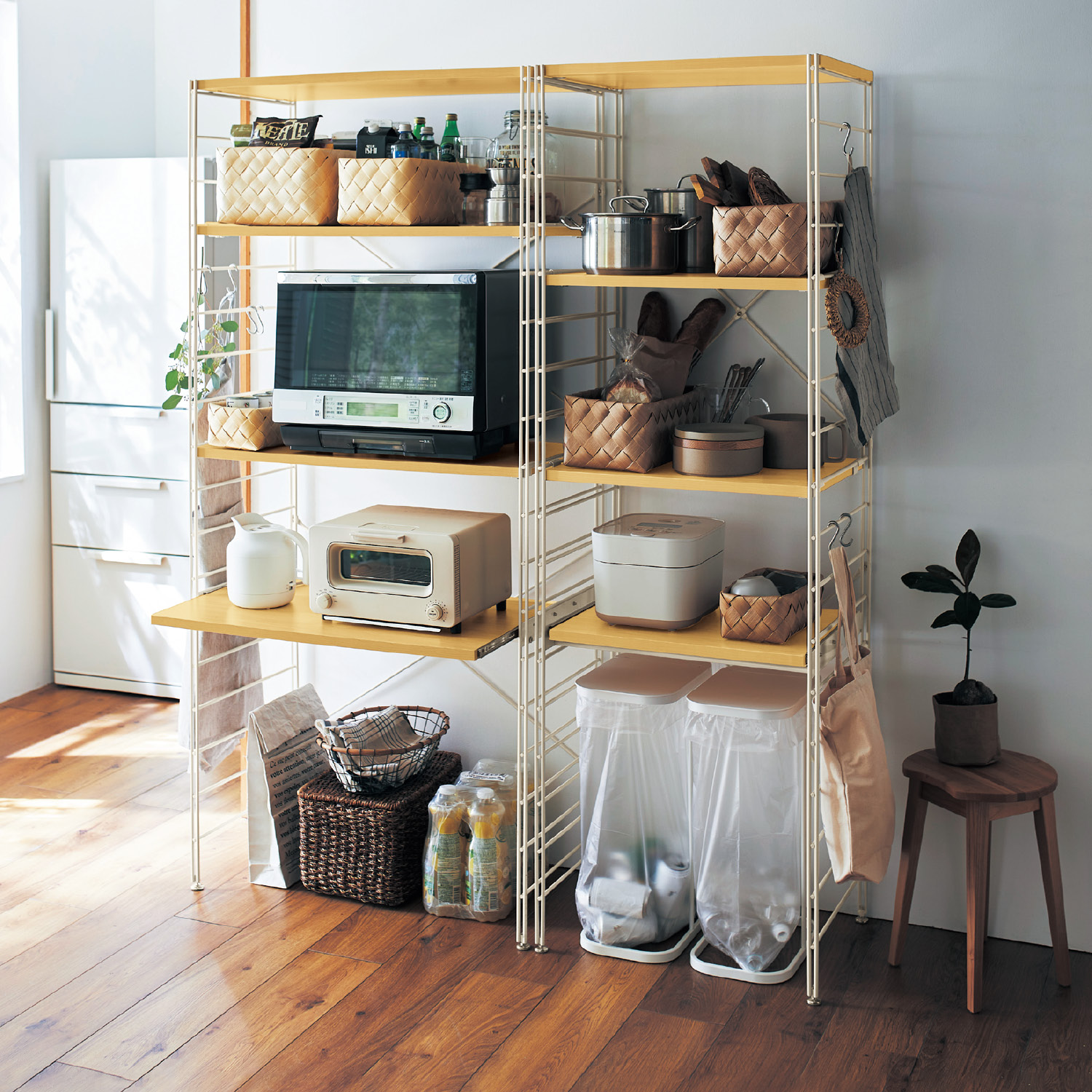 【ベルメゾン】ダスト上を活用できるハイレンジ台