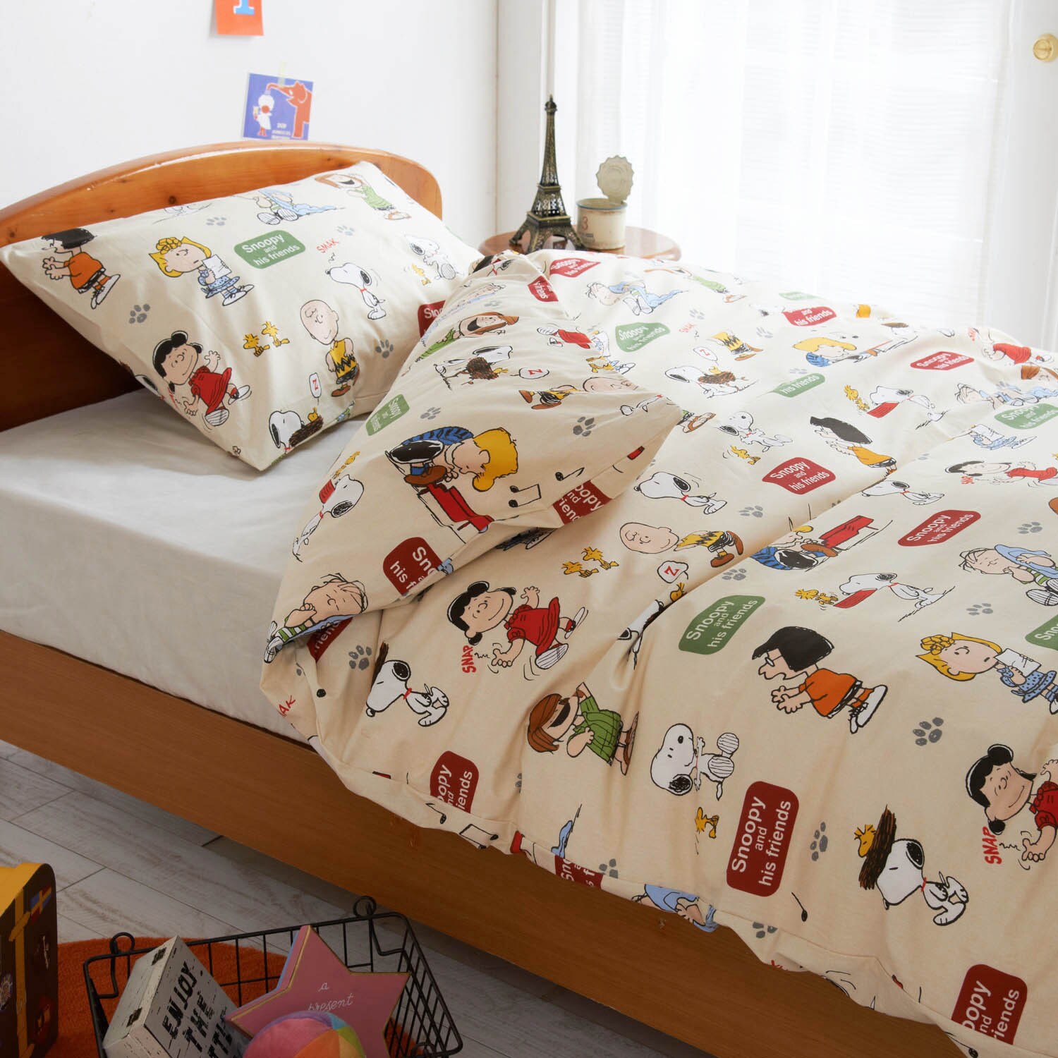 綿素材を使った布団カバー 単品 セット 西川 ｐｅａｎｕｔｓ スヌーピー ピーナッツ Peanuts 通販のベルメゾンネット