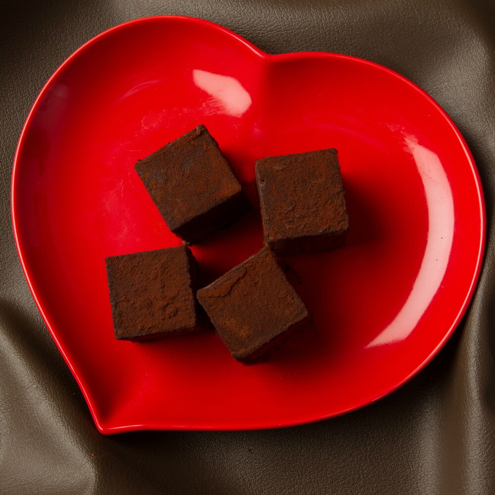 寒天を使用した濃厚な和風チョコレート