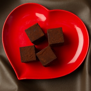 寒天を使用した濃厚な和風チョコレート