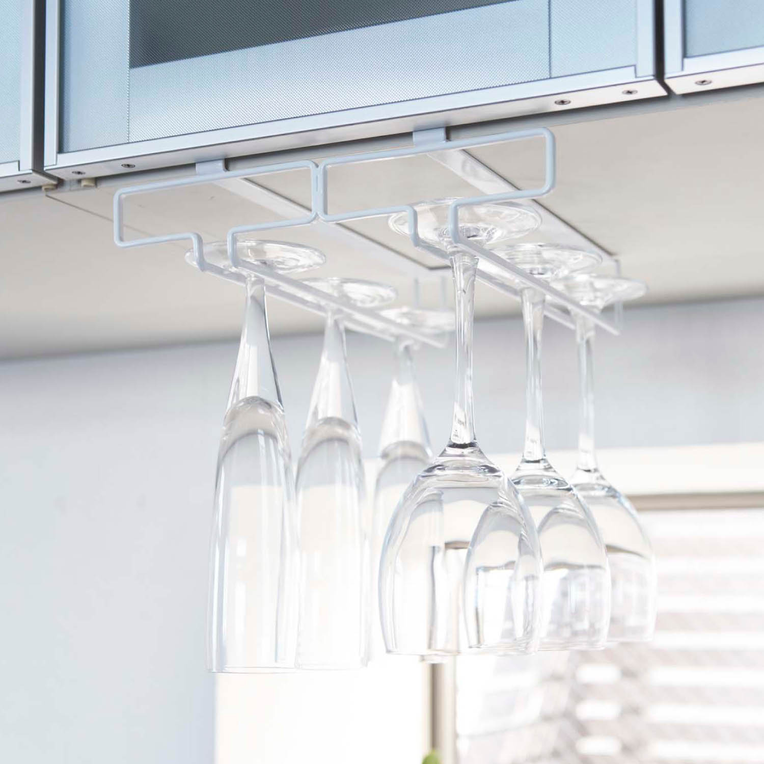 【タワー/tower】戸棚下ワイングラスハンガー