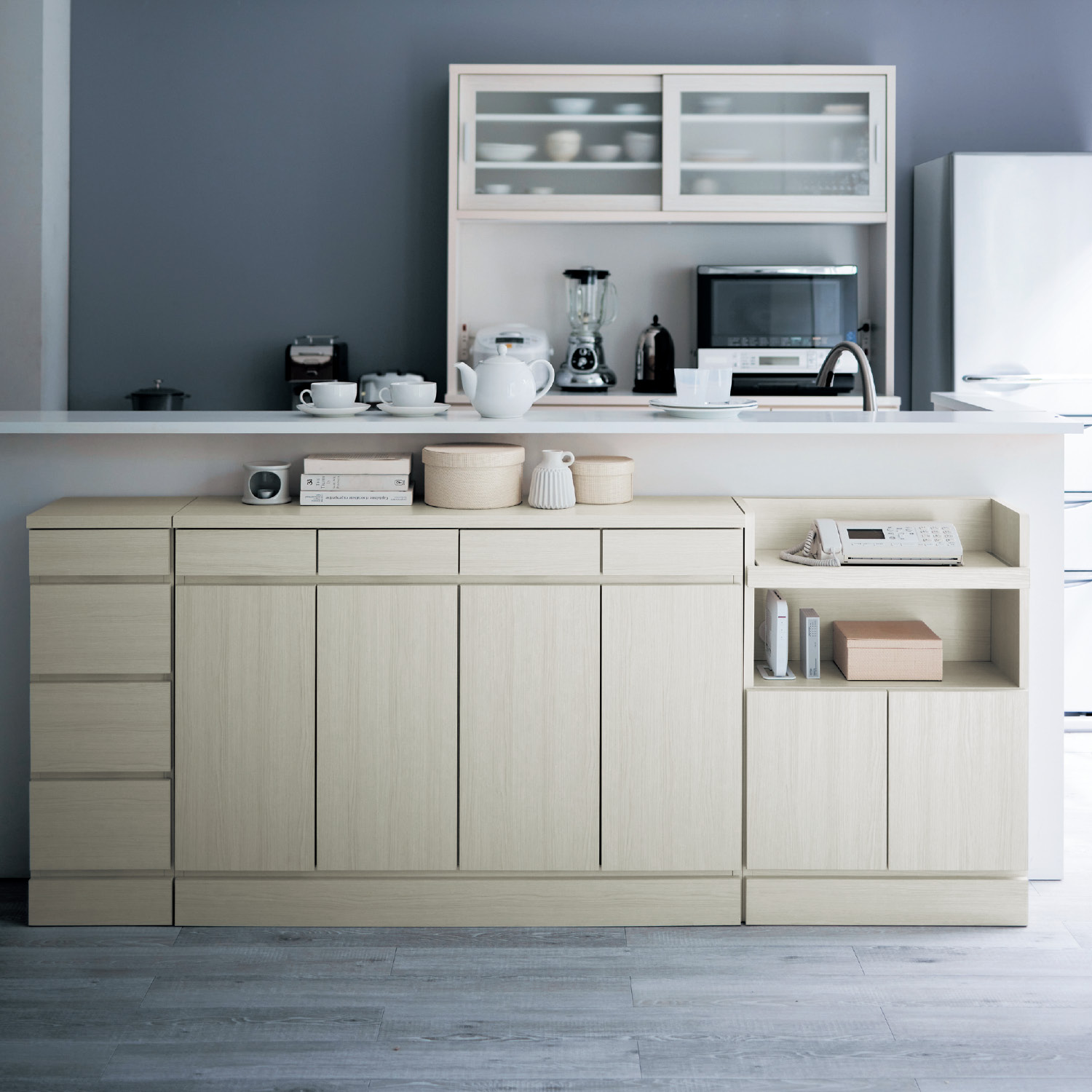 【ベルメゾン】カウンター下キャビネット[日本製]