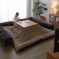 こたつと合わせると、熱がおしりや背中にも行きわたり、抜き出せないほどの気持ち良さ