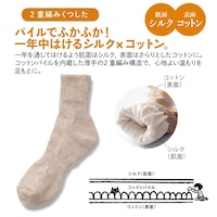 2重編みくつした