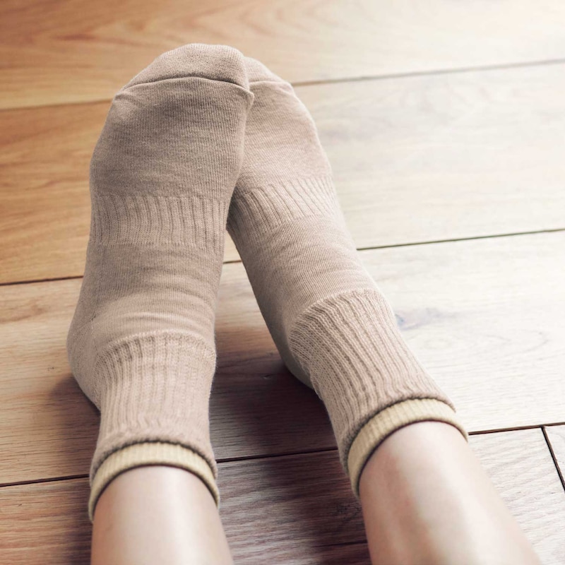 ベージュ杢＆オートミール杢