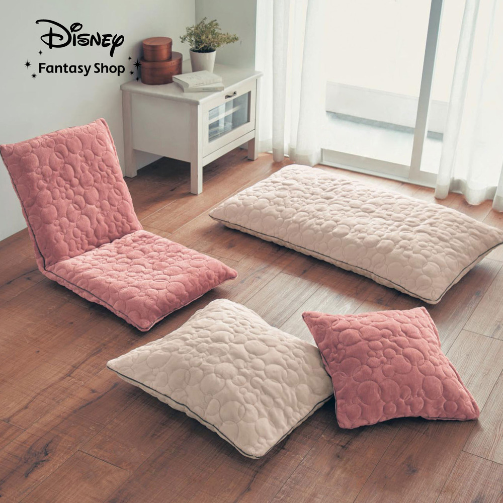 【ディズニー/Disney】マイクロファイバーのクッション・座布団・座椅子カバー「ミッキーモチーフ」 【ディズニー/Disney】マイクロファイバーのクッション・座布団・座椅子カバー「ミッキーモチーフ」