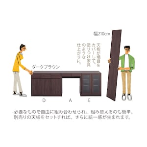 ※カウンターユニット用天板は別売です