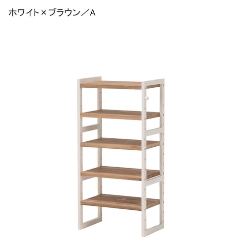 パイン材のシューズラック ＜奥行28cm＞