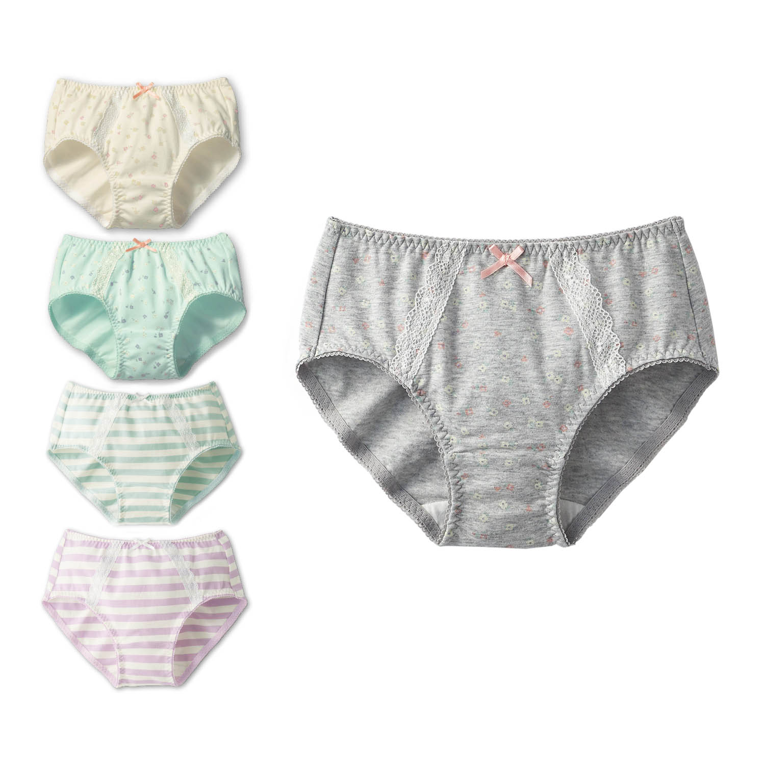 【ハミングシュシュ/Hummingchouchou 】綿混ショーツ 【子供インナー】 【ハミングシュシュ/Hummingchouchou 】綿混ショーツ 【子供インナー】