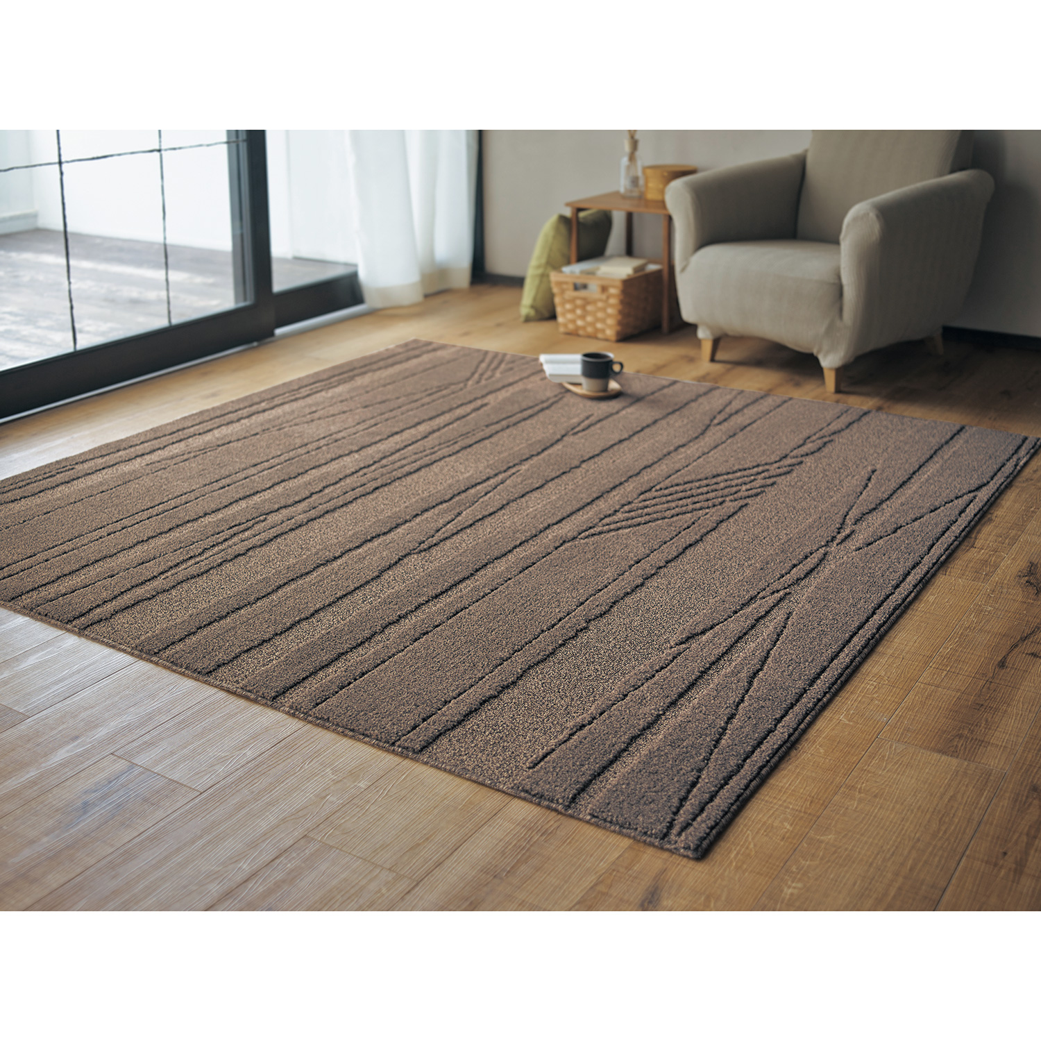 【ベルメゾン】たためて洗いやすい防ダニラグ[日本製]