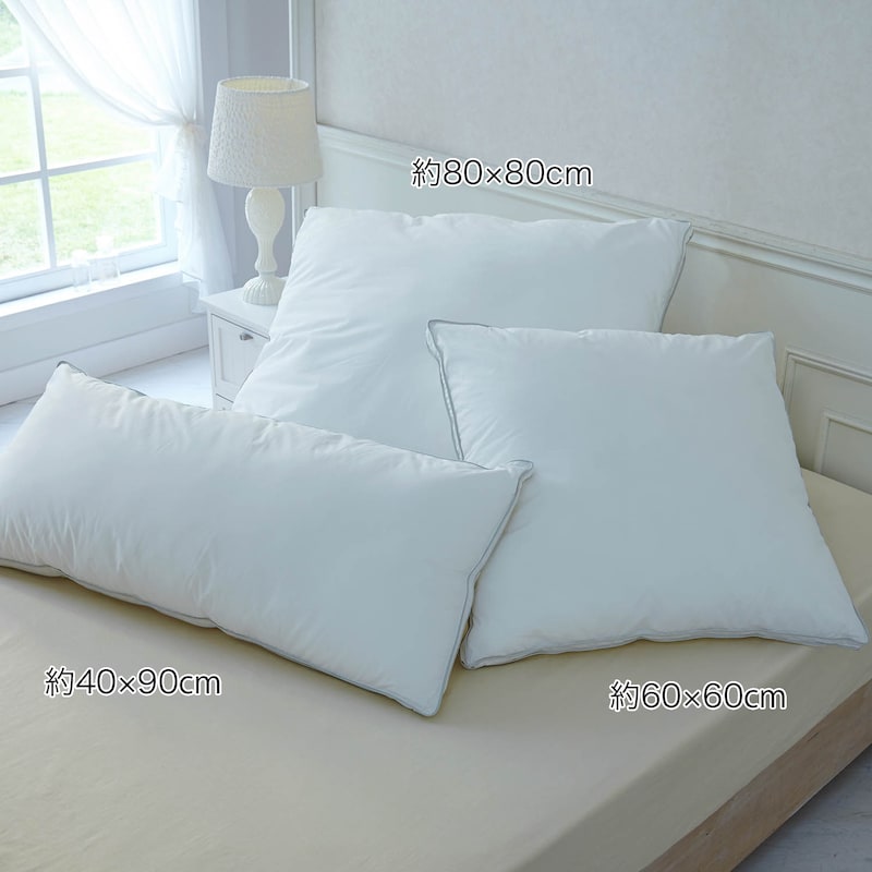 約40×90cm(左)、約80×80cm(中央)、約60×60cm(右)