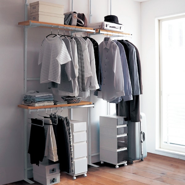 【ベルメゾン】【在庫限りのお買得】 突っ張りハンガーラック