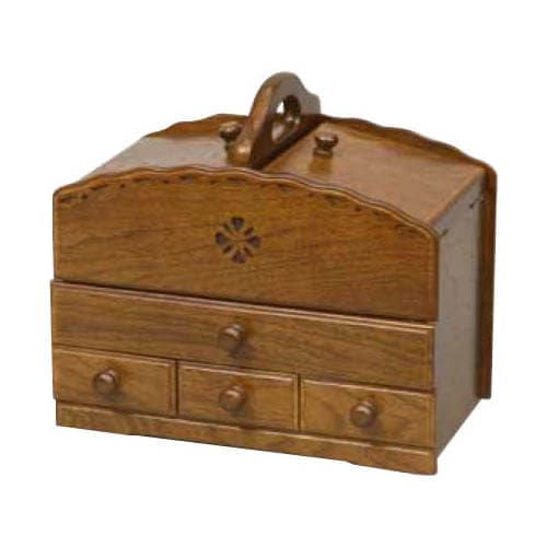 木製ソーイングボックス・裁縫箱