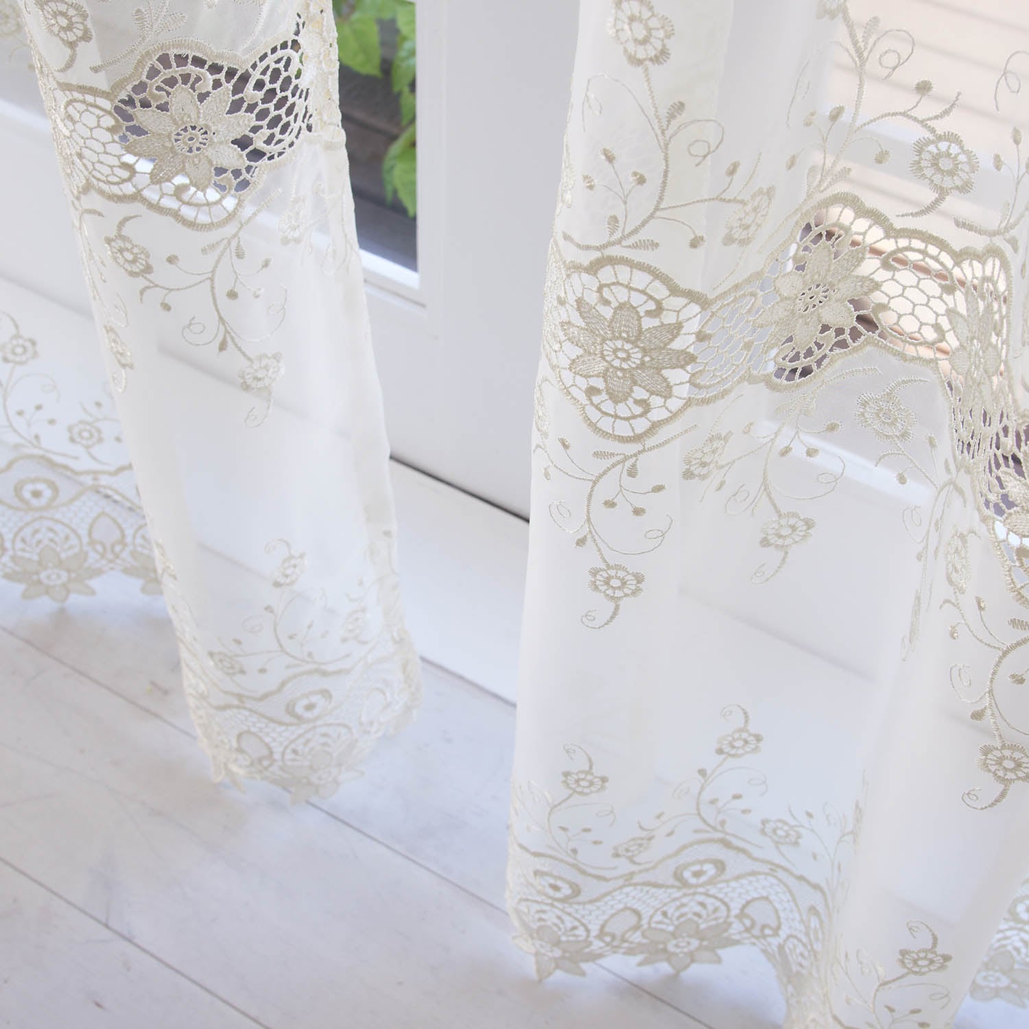 【サイズオーダー】トルコ刺繍オーダーレースカーテン