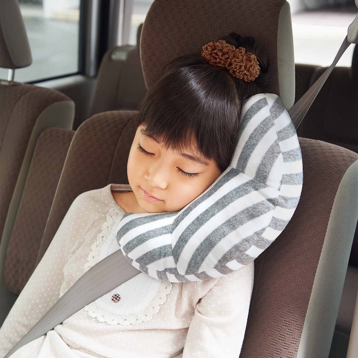 ＜ベルメゾン＞シートベルト用ふかふかクッション【ドライブ中お子さまが眠ったら】