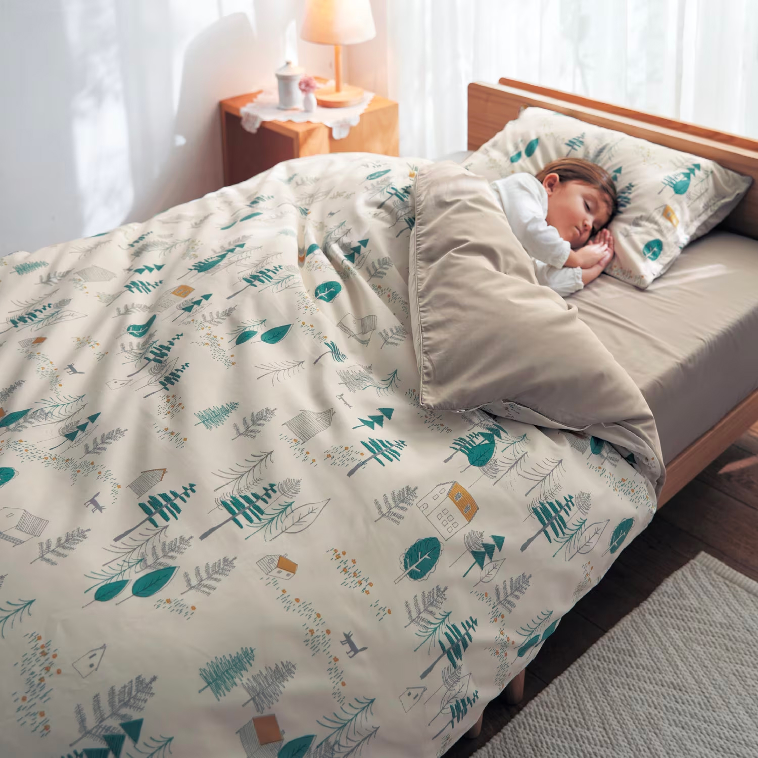 【ベルメゾン】ダニを通しにくい布団カバーセット(3点) 【ベルメゾン】ダニを通しにくい布団カバーセット(3点)