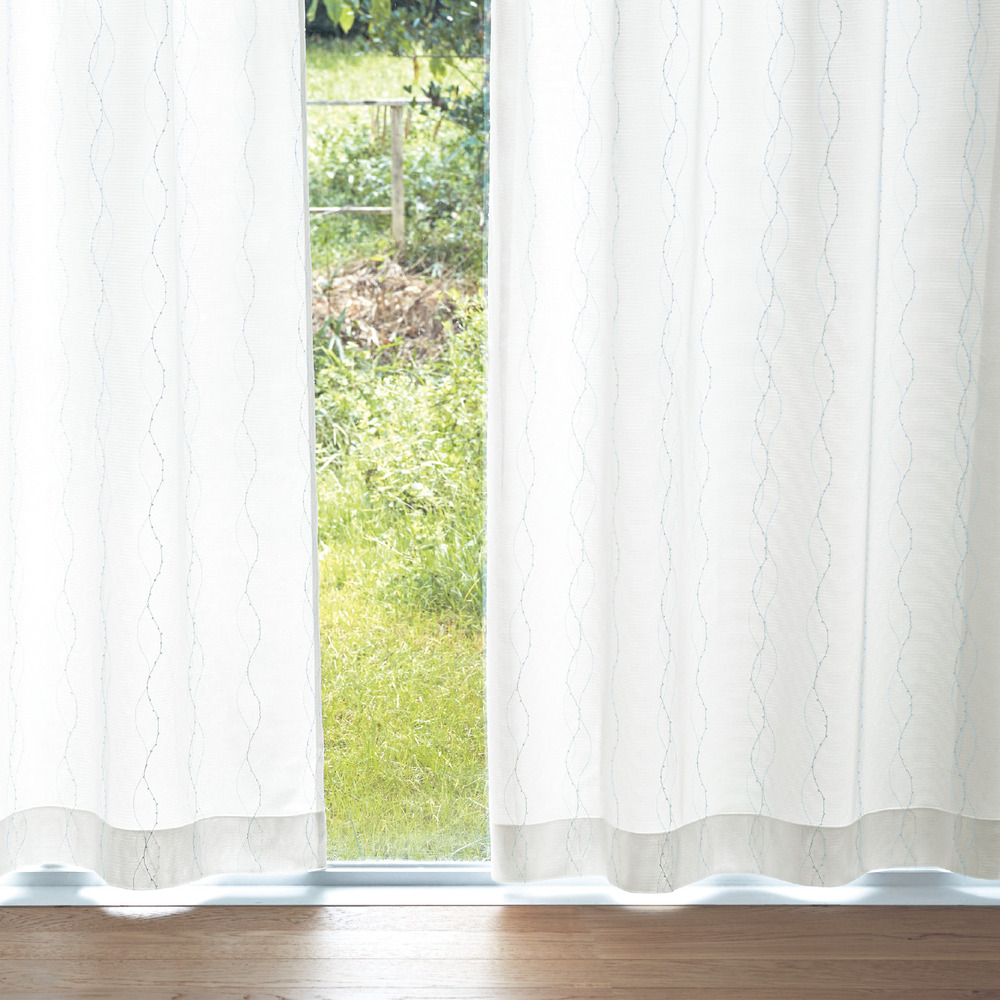 【ベルメゾン】【サイズ合えばお買得】 部屋を明るくするUVカット・遮熱・ミラーレースカーテン